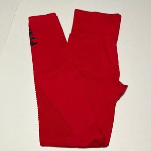 PINK - Victoria's Secret Cool & Comfy Red Leggings | Size: S
